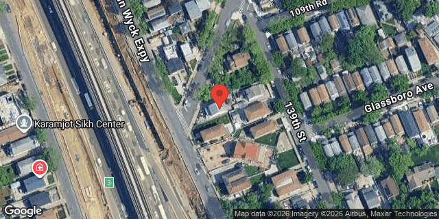 Aerial map of 138-06 LAKEWOOD AVENUE, Queens