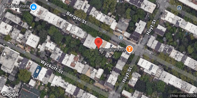 Aerial map of 126 BERGEN STREET, Brooklyn