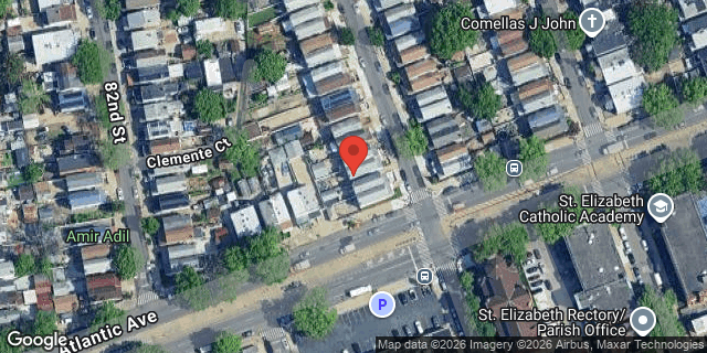 Aerial map of 91-56 84 STREET, Queens