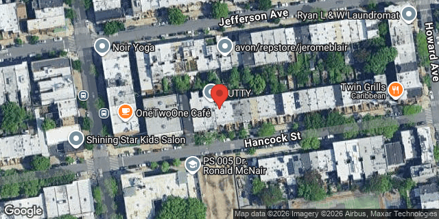 Aerial map of 825 HANCOCK STREET, Brooklyn
