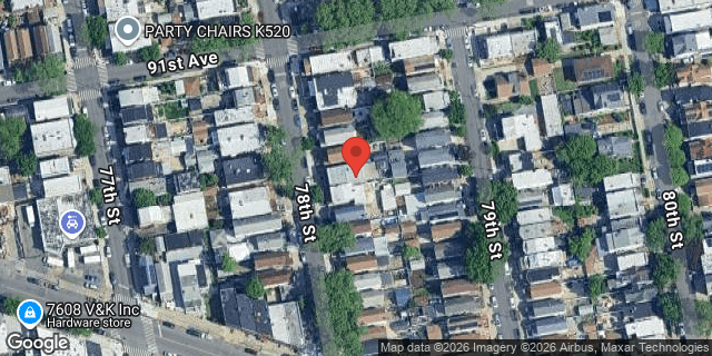 Aerial map of 91-15 78 STREET, Queens
