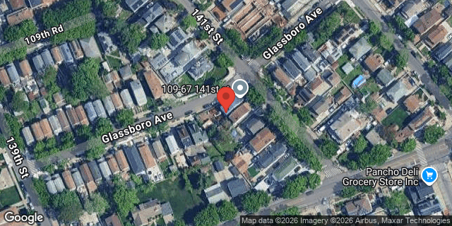 Aerial map of 109-76 141 STREET, Queens