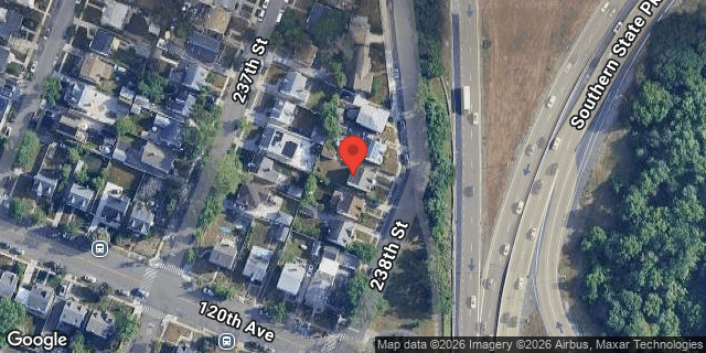 Aerial map of 119-38 238 STREET, Queens
