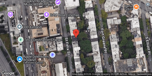 Aerial map of 115 ST FELIX STREET, Brooklyn