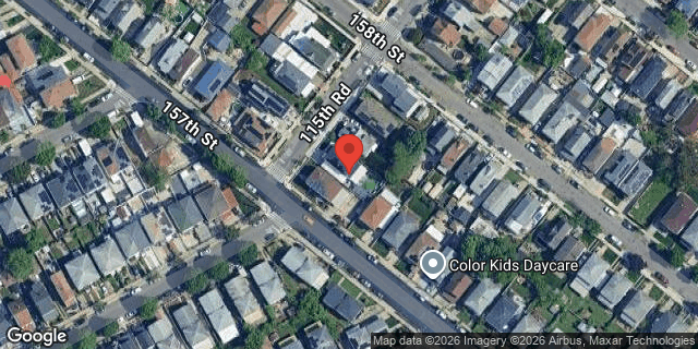 Aerial map of 157-08 115 ROAD, Queens