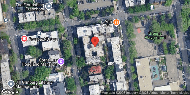 Aerial map of 389 CLINTON AVENUE, Brooklyn