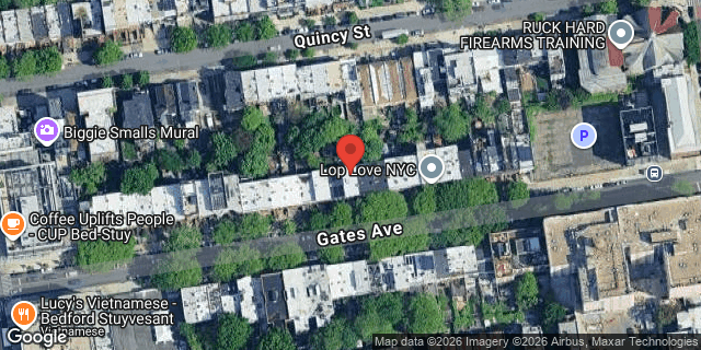 Aerial map of 365 GATES AVENUE, Brooklyn