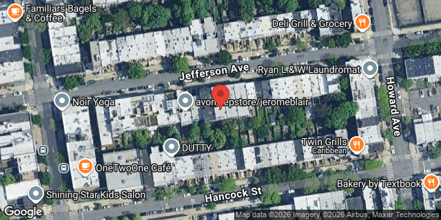 Aerial map of 886 JEFFERSON AVENUE, Brooklyn