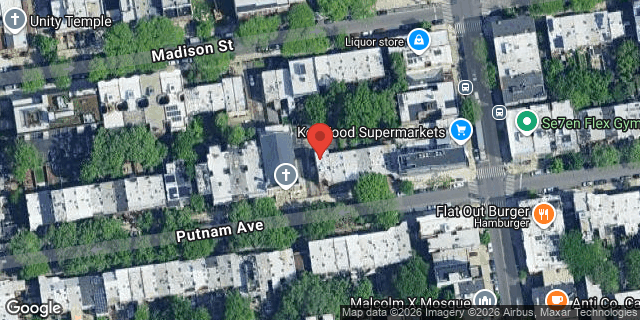 Aerial map of 771 PUTNAM AVENUE, Brooklyn