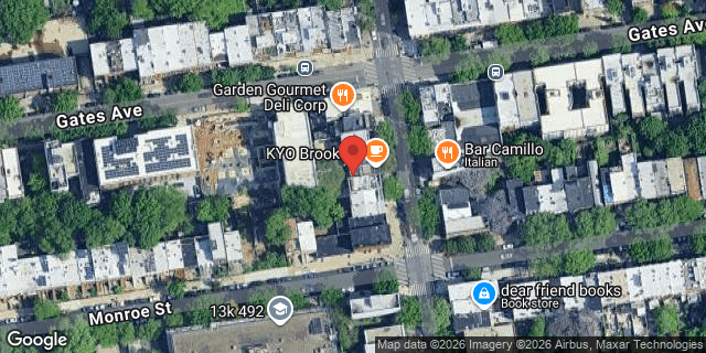 Aerial map of 326 TOMPKINS AVENUE, Brooklyn