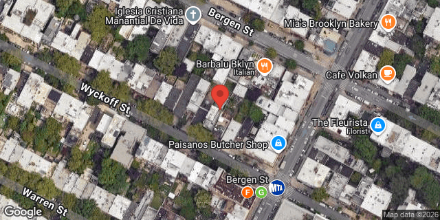 Aerial map of 57 WYCKOFF STREET, Brooklyn