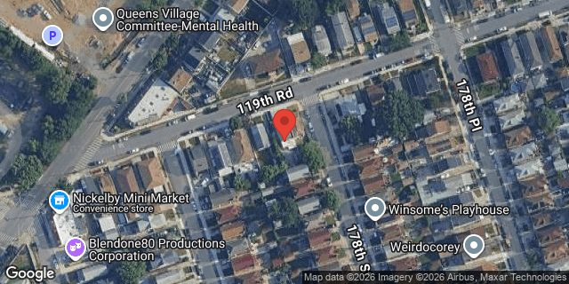 Aerial map of 177-48 119 ROAD, Queens