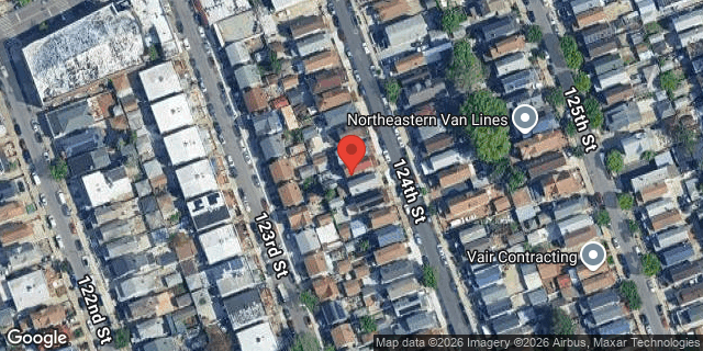 Aerial map of 104-40 124 STREET, Queens