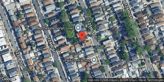 Aerial map of 104-48 125 STREET, Queens