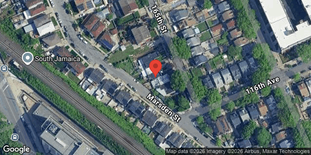 Aerial map of 115-52 165 STREET, Queens