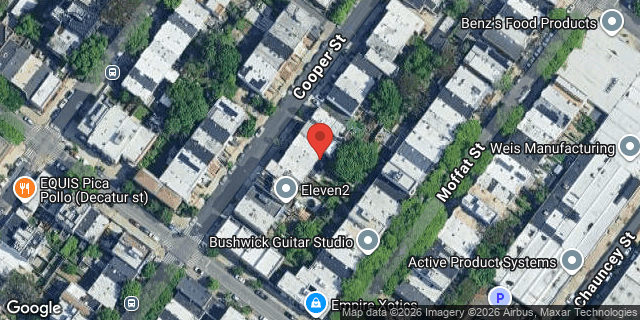Aerial map of 118 COOPER STREET, Brooklyn