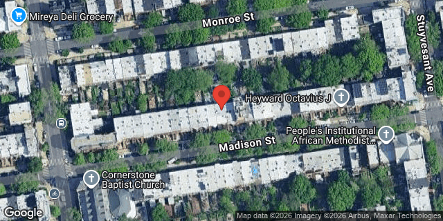 Aerial map of 573 MADISON STREET, Brooklyn