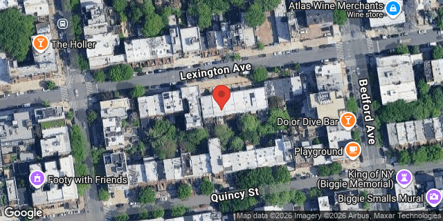 Aerial map of 146 LEXINGTON AVENUE, Brooklyn
