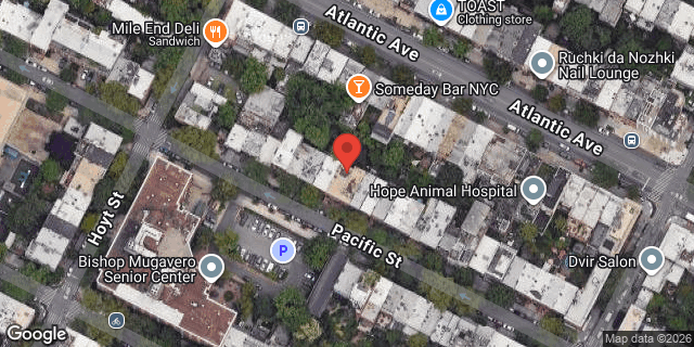 Aerial map of 355 PACIFIC STREET, Brooklyn