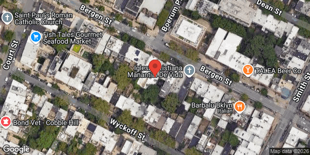 Aerial map of 42 BERGEN STREET, Brooklyn