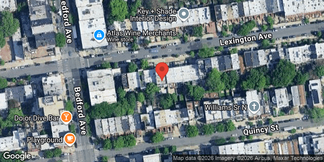 Aerial map of 194 LEXINGTON AVENUE, Brooklyn