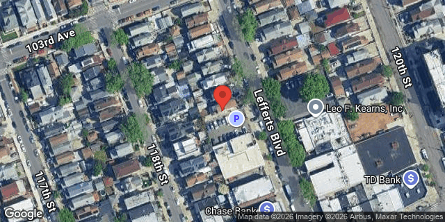 Aerial map of 103-24 LEFFERTS BOULEVARD, Queens