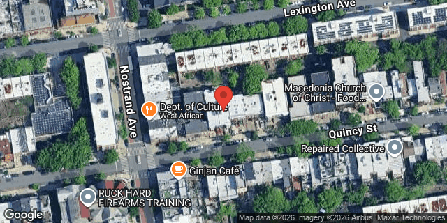 Aerial map of 263 QUINCY STREET, Brooklyn
