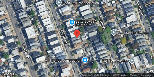 Aerial map of 101-41 112 STREET, Queens
