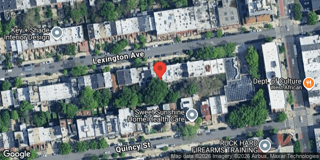 Aerial map of 232 LEXINGTON AVENUE, Brooklyn