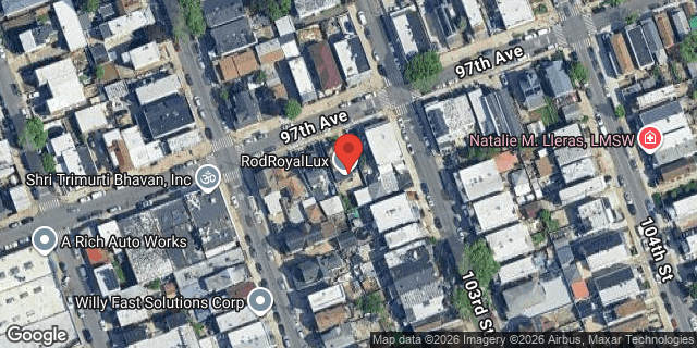 Aerial map of 102-08 97 AVENUE, Queens