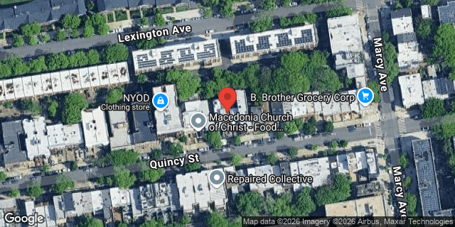 Aerial map of 297 QUINCY STREET, Brooklyn
