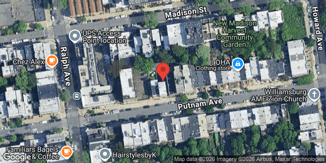 Aerial map of 963 PUTNAM AVENUE, Brooklyn