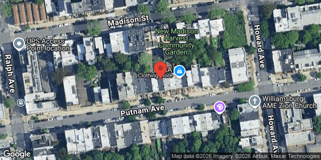 Aerial map of 977 PUTNAM AVENUE, Brooklyn