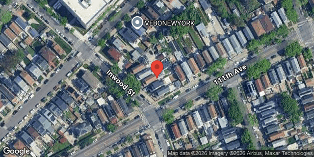 Aerial map of 110-17 INWOOD STREET, Queens