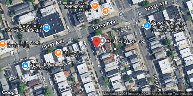 Aerial map of 110-02 101 AVENUE, Queens