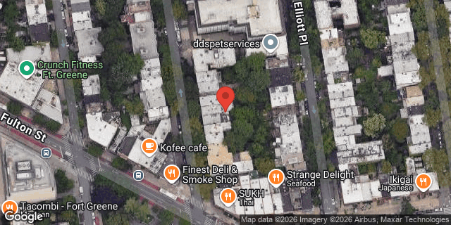 Aerial map of 75 FT GREENE PLACE, Brooklyn