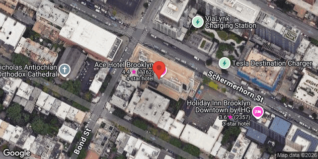 Aerial map of 61 BOND STREET, Brooklyn