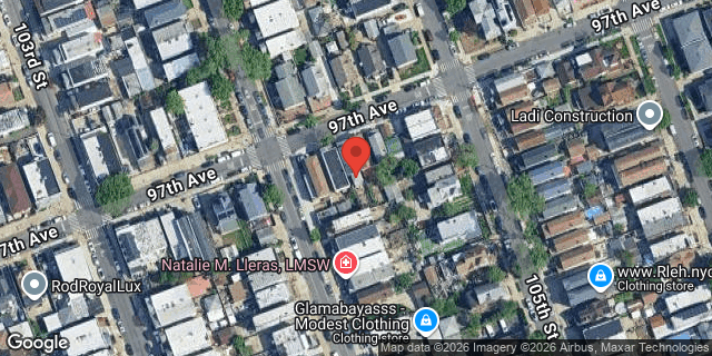 Aerial map of 104-06 97 AVENUE, Queens