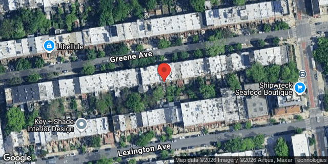 Aerial map of 452 GREENE AVENUE, Brooklyn