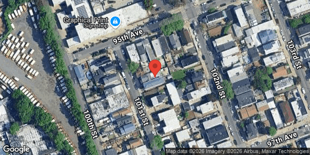 Aerial map of 95-11 101 STREET, Queens