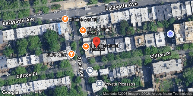 Aerial map of 47 CLIFTON PLACE, Brooklyn