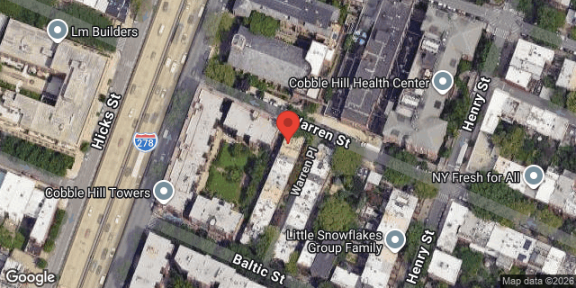 Aerial map of 146 WARREN STREET, Brooklyn