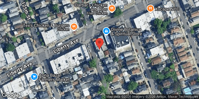 Aerial map of 126-02 LIBERTY AVENUE, Queens
