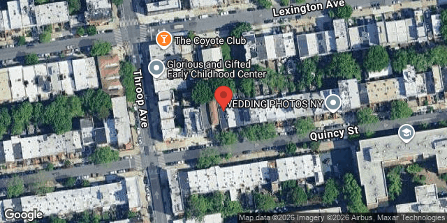 Aerial map of 463 QUINCY STREET, Brooklyn
