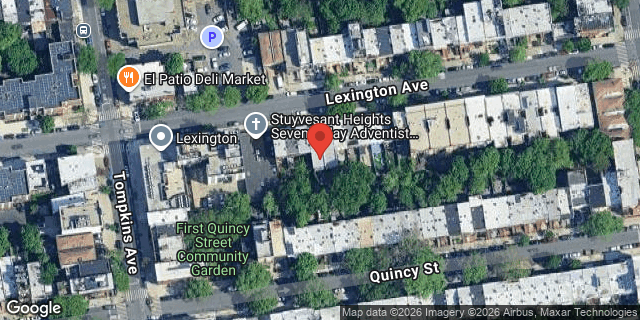 Aerial map of 432 LEXINGTON AVENUE, Brooklyn