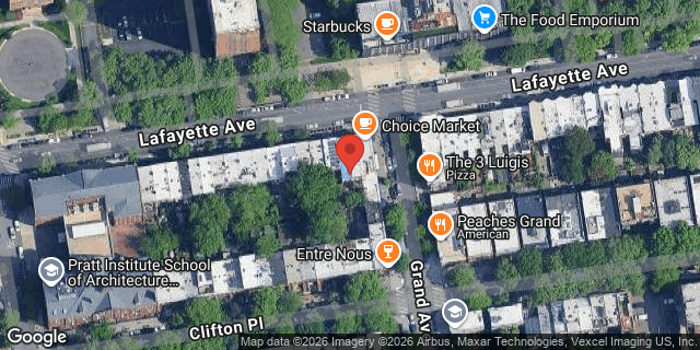 Aerial map of 314 LAFAYETTE AVENUE, Brooklyn