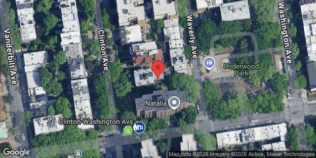 Aerial map of 321 CLINTON AVENUE, Brooklyn