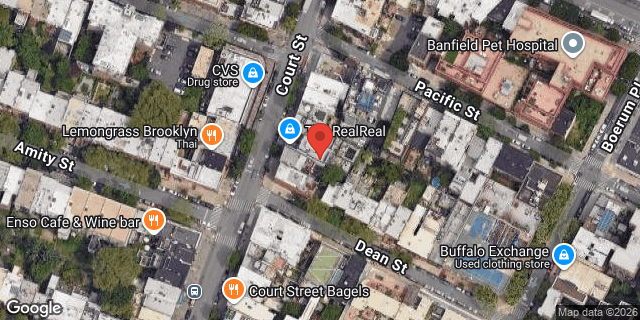 Aerial map of 163 COURT STREET, Brooklyn