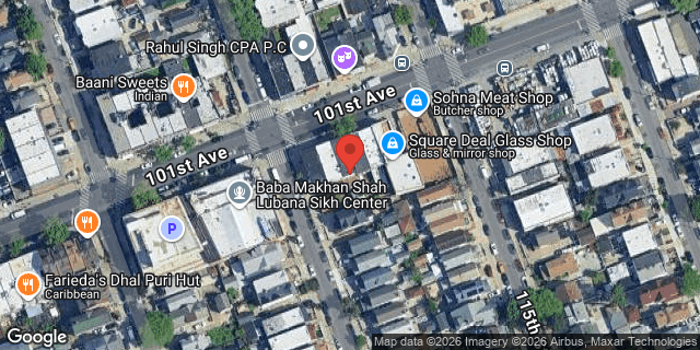Aerial map of 114-06 101 AVENUE, Queens
