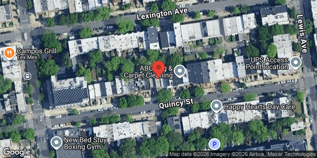 Aerial map of 541 QUINCY STREET, Brooklyn